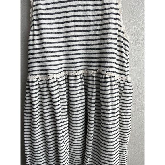 Altar’d State Shift Dress Ruffle Striped Size Medium Sleeveless - Picture 3 of 6